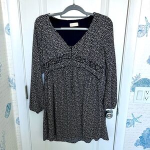 Black and White Patterned Dress